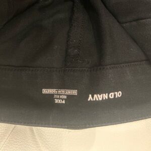 Old navy pixie hi rise black pants size 16 Black set of 5 pair